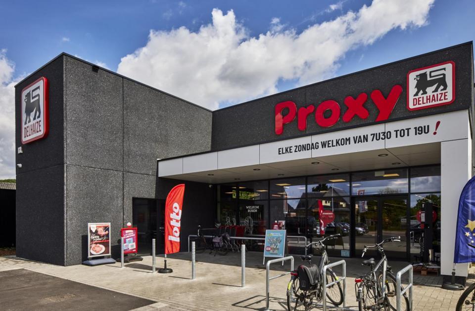 Delhaize, Beerzel, voeding, retail, verkoop, Mathieu Gijbels, Nieuwbouw, winkelpand renovatie, staalbouw, betonbouw