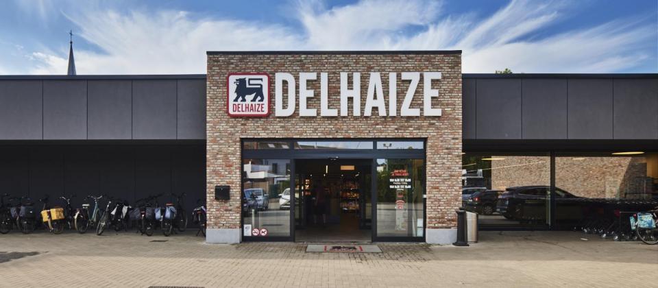 ad delhaize, melsele, renovatie, winkelpand, retail, mathieu gijbels, retail, bouw,, de voordenkers, betonbouw, staalbouw, bouwteam