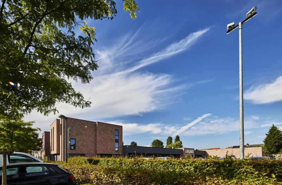 ad delhaize, melsele, renovatie, winkelpand, retail, mathieu gijbels, retail, bouw,, de voordenkers, betonbouw, staalbouw, bouwteam