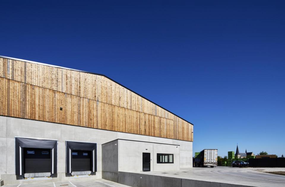 Devos Group, Zepperen, fruitbedrijf, nieuwbouw, loods, opslaghal, heropbouw, mathieu gijbels, de voordenkers