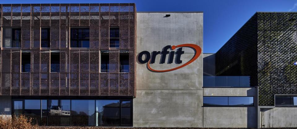 Orfit Industries Wijnegem, Mathieu Gijbels, Industriebouw, bedrijfs-en kantoorbouw, kantoorgebouw, groengevel