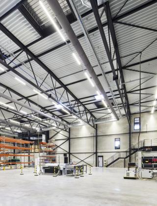 Orfit Industries Wijnegem, Mathieu Gijbels, Industriebouw, bedrijfs-en kantoorbouw, kantoorgebouw, groengevel