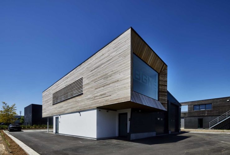 Sbie nijvel, studiebureau mathieu gijbels, nieuwbouw, bedrijfsgebouw, kantoorbouw, industriebouw